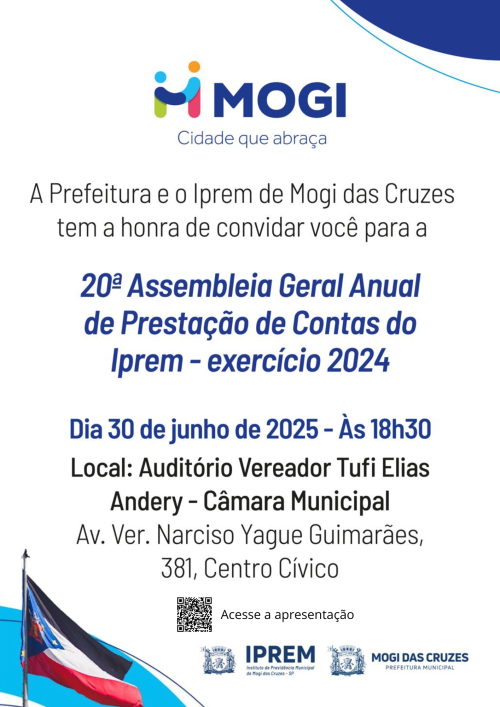 20ª Assembleia Geral Anual de Prestação de Contas - Exercício 2024