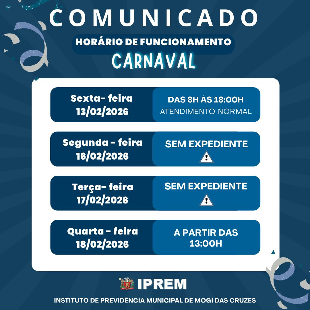 comunicado-horario-de-funcionamento-do-iprem-no-periodo-de-carnaval
